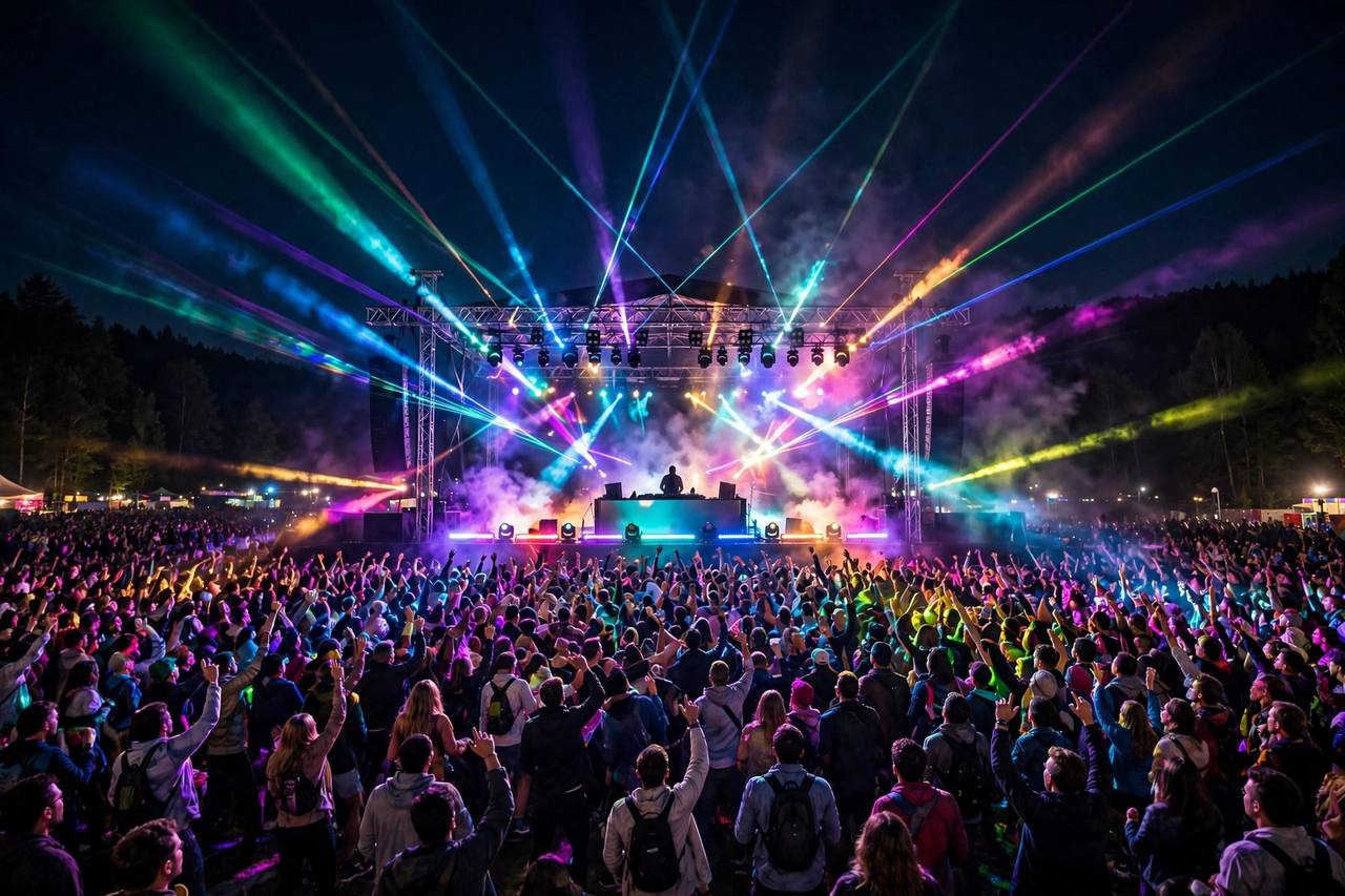 DJ Cutsie at EDC