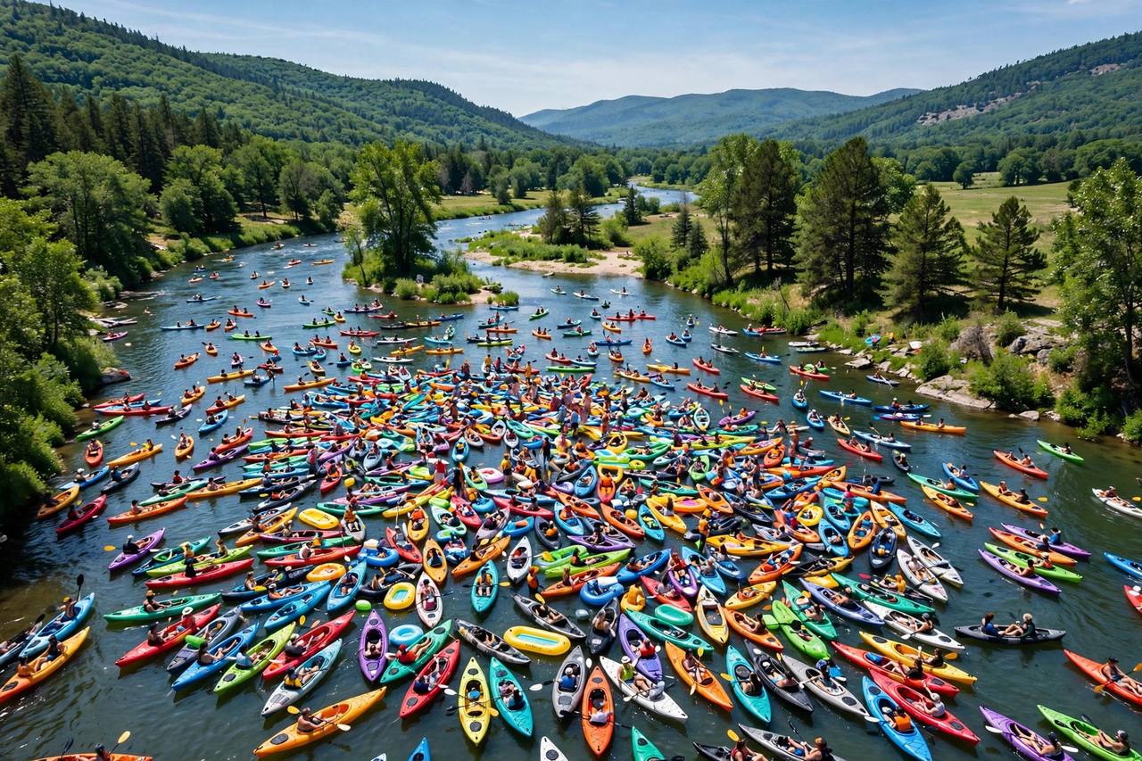 Kayak Party Flotilla