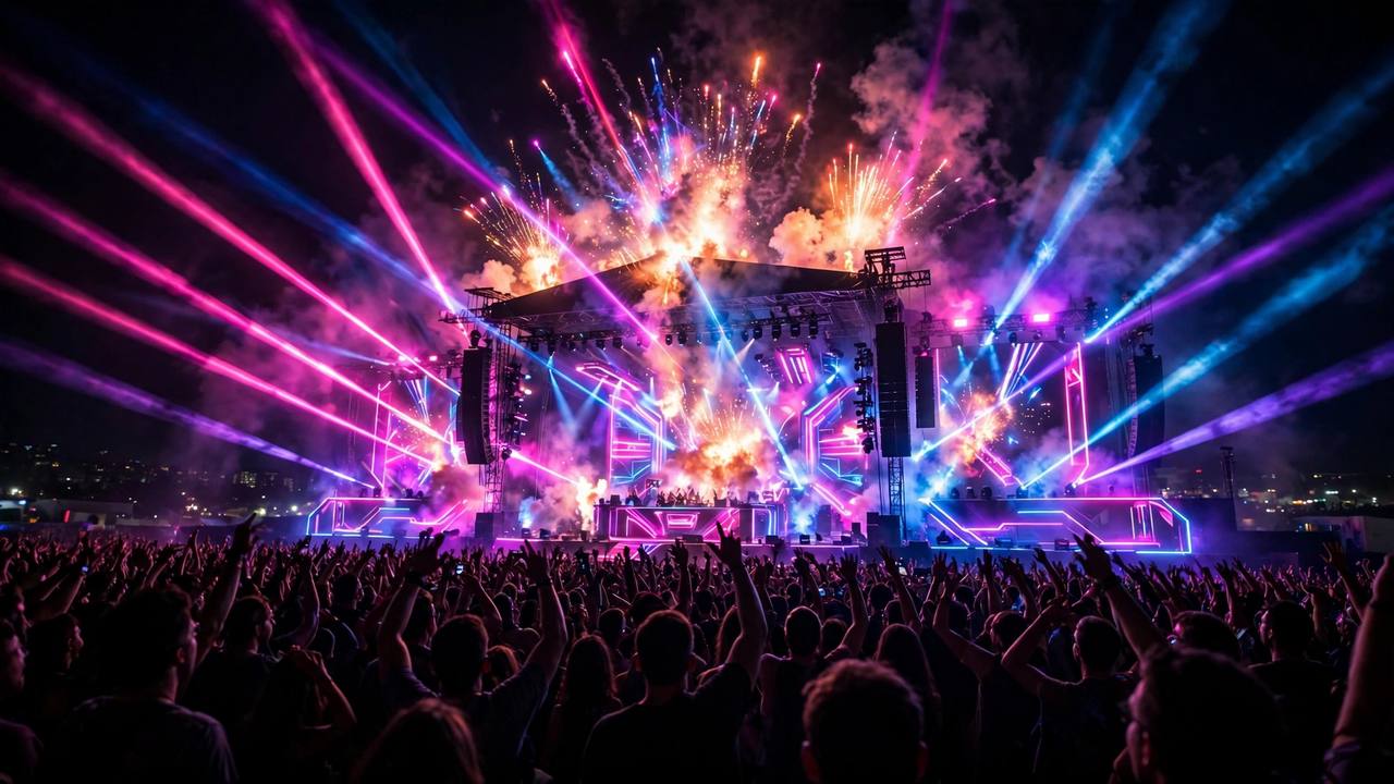 Neon Concert Blast
